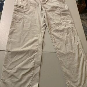 Beige golf pants